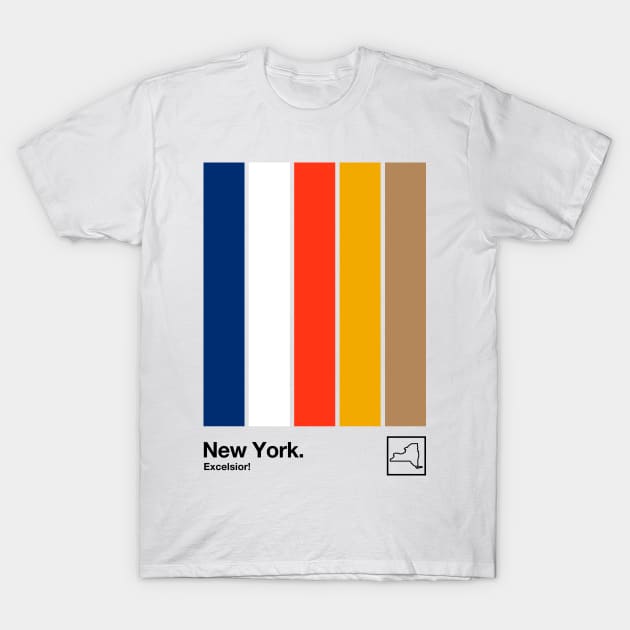 New York // Original Minimalist Artwork Design T-Shirt by DankFutura